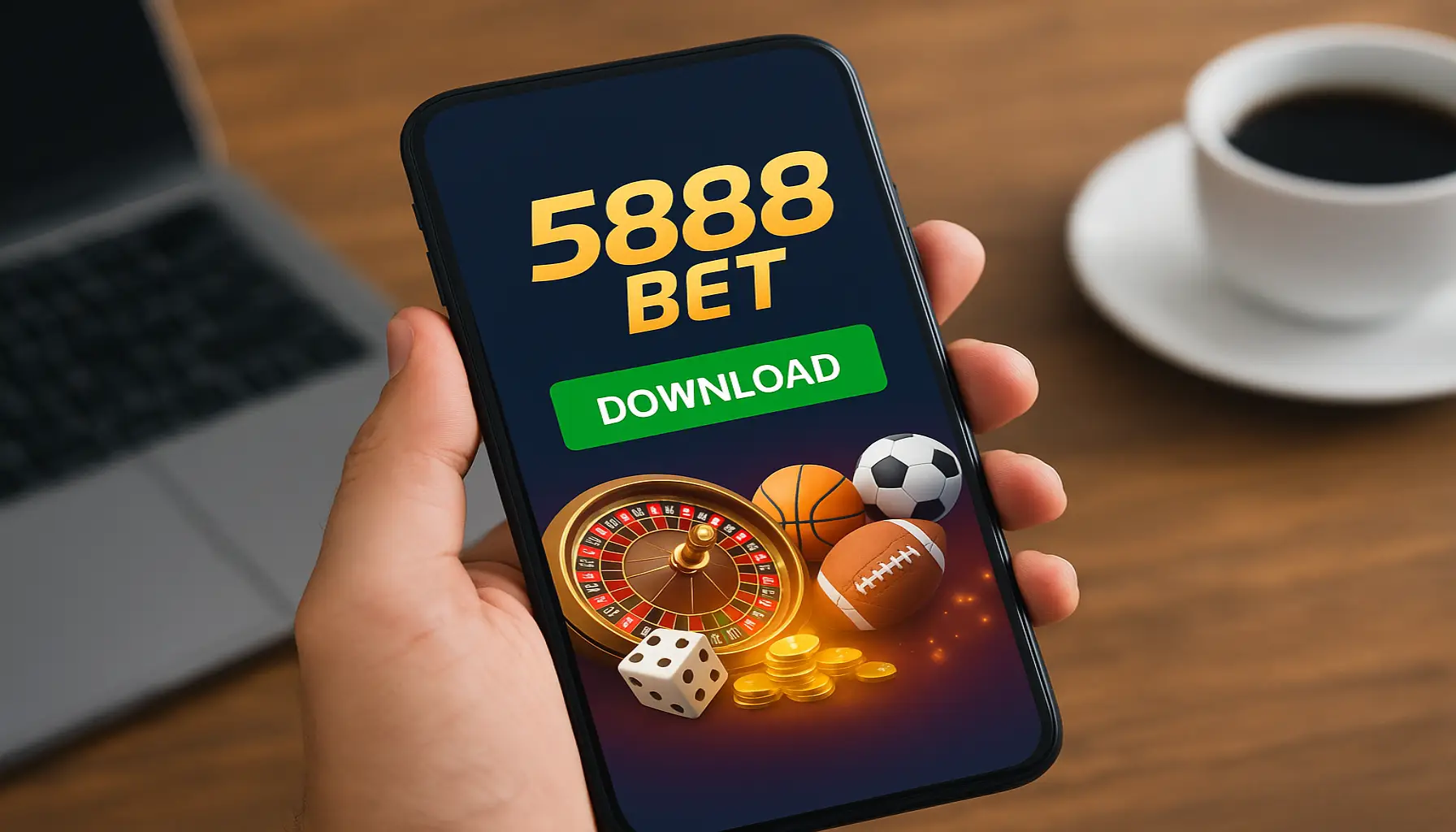 Baixar o 5888BET Cassino App