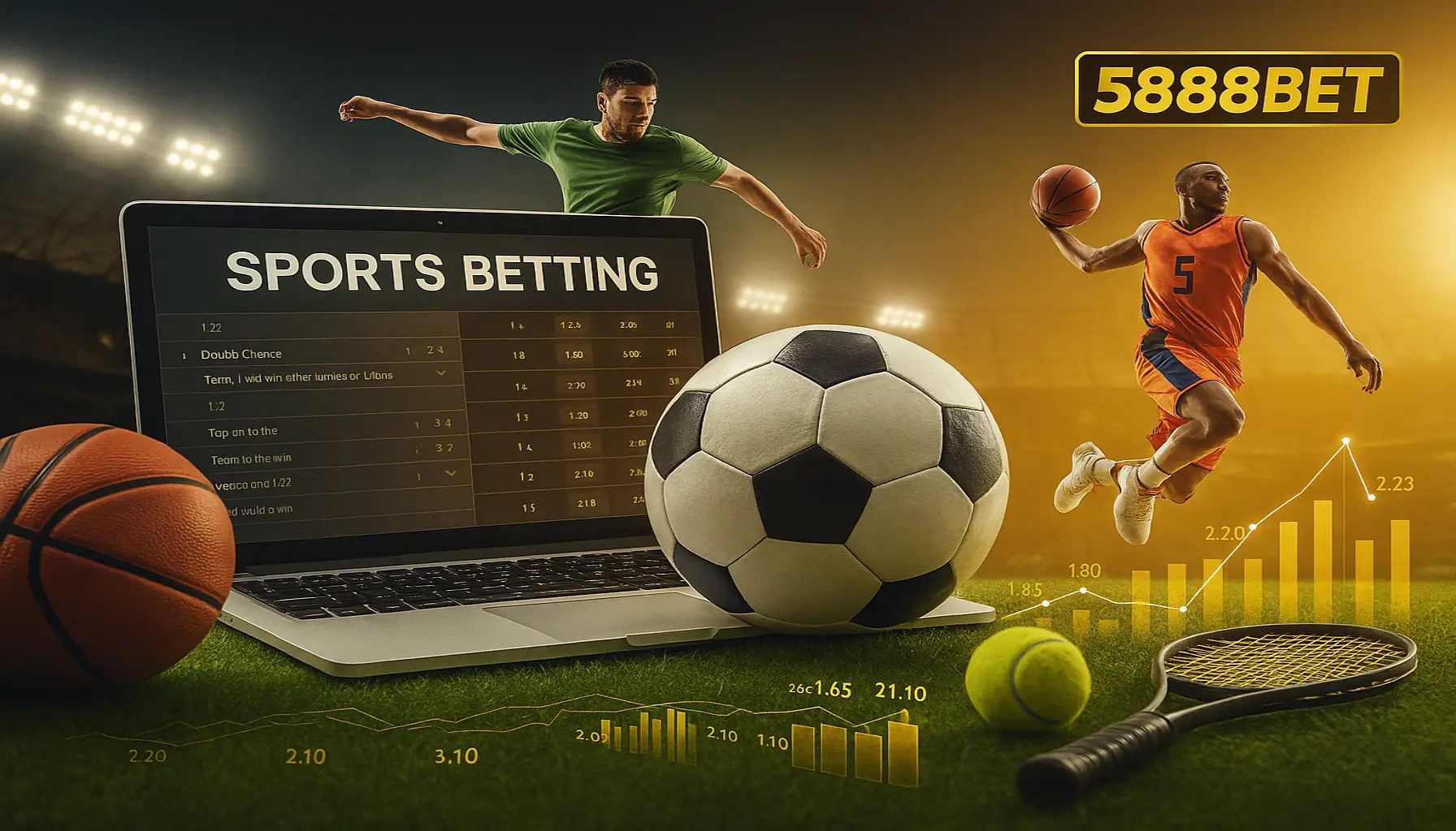 Apostas esportivas no cassino online 5888BET